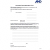 A&D Instrument Decontamination Form